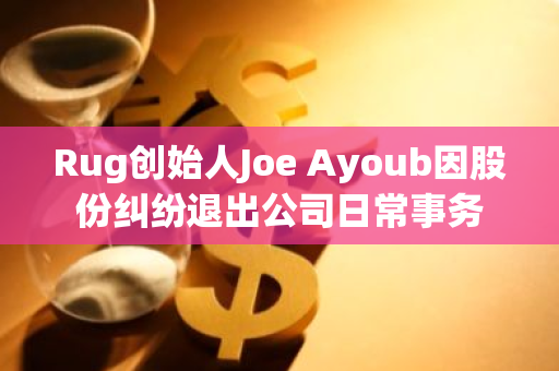 Rug創始人Joe Ayoub因股份糾紛退出公司日常事務