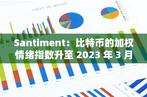 Santiment：比特幣的加權(quán)情緒指數(shù)升至 2023 年 3 月以來最高水平