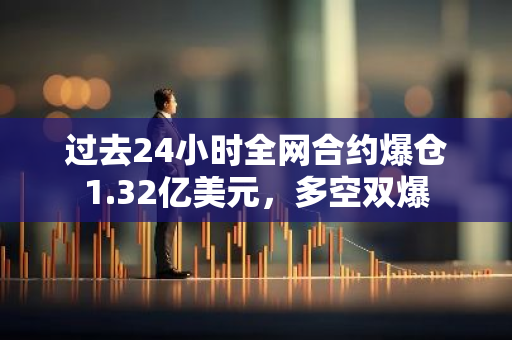 過去24小時全網合約爆倉1.32億美元，多空雙爆