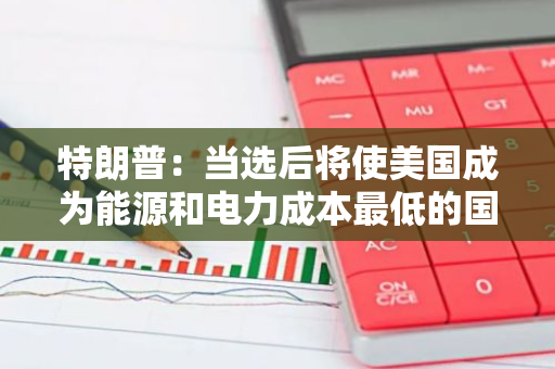 特朗普：當選后將使美國成為能源和電力成本最低的國家