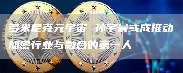多米尼克元宇宙 孫宇晨或成推動加密行業(yè)與融合的第一人