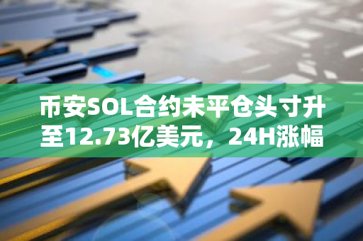 幣安SOL合約未平倉(cāng)頭寸升至12.73億美元，24H漲幅10.5%