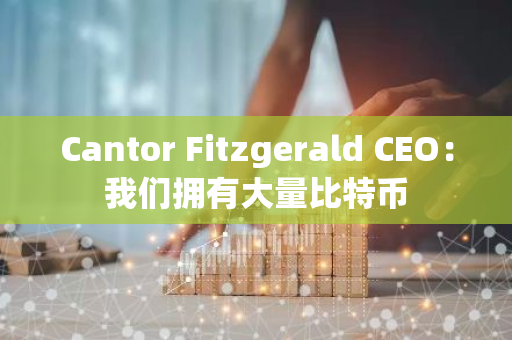 Cantor Fitzgerald CEO：我們擁有大量比特幣