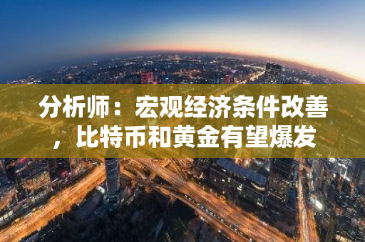 分析師：宏觀經濟條件改善，比特幣和黃金有望爆發