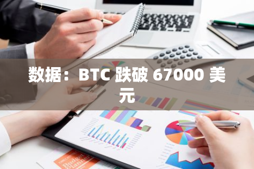 數據：BTC 跌破 67000 美元