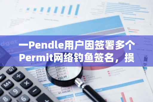 一Pendle用戶因簽署多個Permit網絡釣魚簽名，損失約469萬美元
