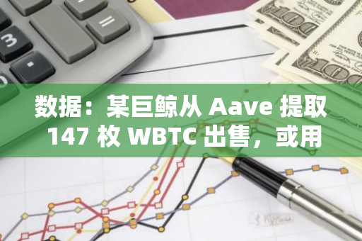數據：某巨鯨從 Aave 提取 147 枚 WBTC 出售，或用于償還債務