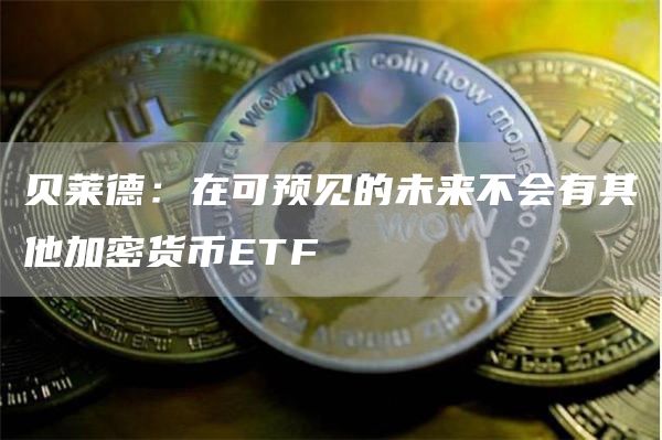 貝萊德：在可預見的未來不會有其他加密貨幣ETF