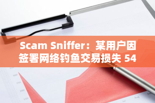 Scam Sniffer：某用戶因簽署網絡釣魚交易損失 54 枚 ETH，價值近 13 萬美元