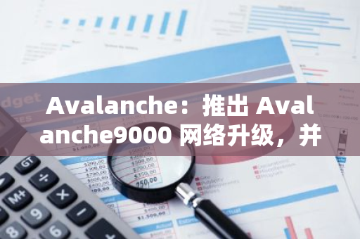 Avalanche：推出 Avalanche9000 網絡升級，并擬于近期啟動測試網