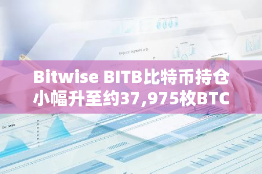 Bitwise BITB比特幣持倉(cāng)小幅升至約37,975枚BTC，市值近23億美元