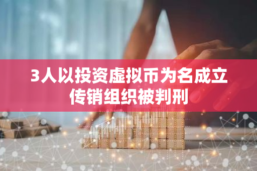 3人以投資虛擬幣為名成立傳銷組織被判刑