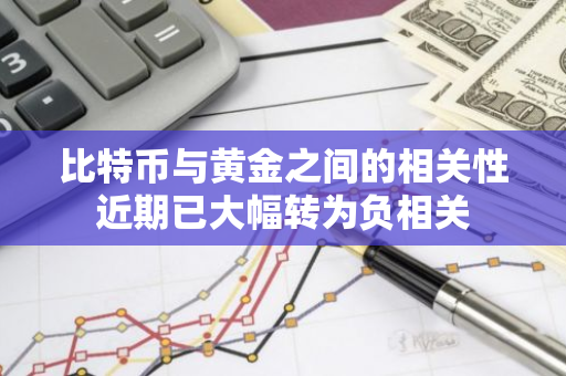 比特幣與黃金之間的相關性近期已大幅轉為負相關