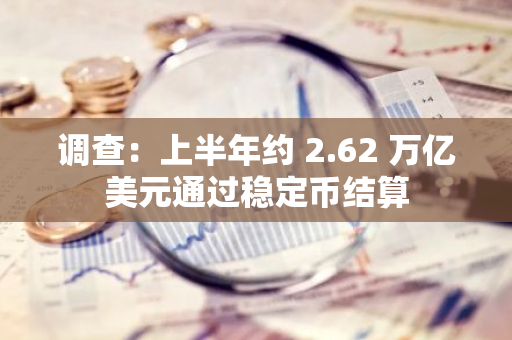 調(diào)查：上半年約 2.62 萬億美元通過穩(wěn)定幣結(jié)算