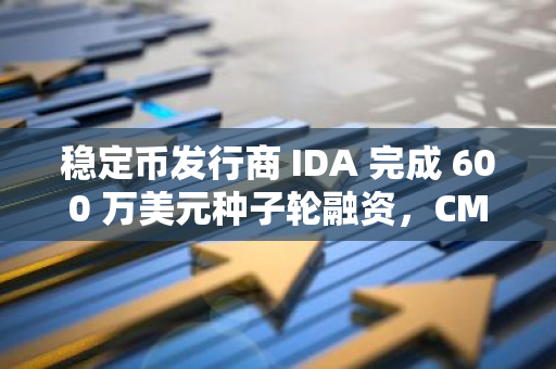 穩定幣發行商 IDA 完成 600 萬美元種子輪融資，CMCC Global 領投
