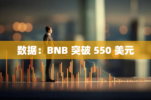 數據：BNB 突破 550 美元