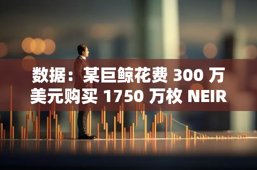 數據：某巨鯨花費 300 萬美元購買 1750 萬枚 NEIRO，已成為最大個體持有者