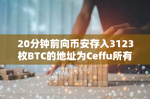 20分鐘前向幣安存入3123枚BTC的地址為Ceffu所有，疑似為了拋售