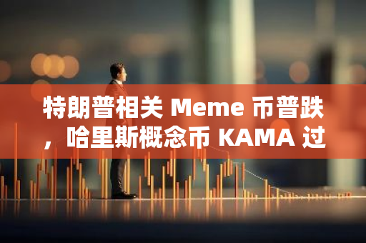 特朗普相關 Meme 幣普跌，哈里斯概念幣 KAMA 過去 1 小時漲幅達 19.6%