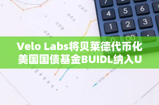 Velo Labs將貝萊德代幣化美國(guó)國(guó)債基金B(yǎng)UIDL納入U(xiǎn)SDV