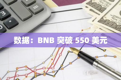 數據：BNB 突破 550 美元