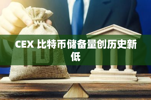 CEX 比特幣儲備量創歷史新低