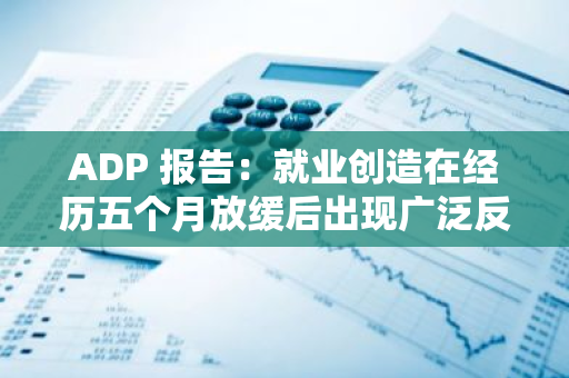 ADP 報告：就業創造在經歷五個月放緩后出現廣泛反彈