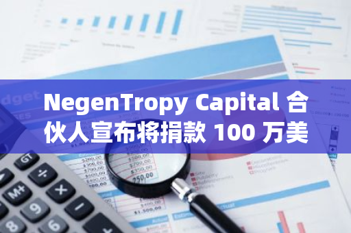 NegenTropy Capital 合伙人宣布將捐款 100 萬美元推動 Slerf 項目 CTO