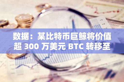 數據：某比特幣巨鯨將價值超 300 萬美元 BTC 轉移至 Kraken