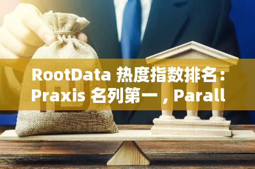 RootData 熱度指數排名：Praxis 名列第一 , Parallel 排名提升最大