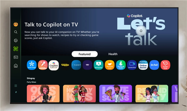 微軟官宣！Copilot將登陸三星電視和顯示器：有了超可愛形象