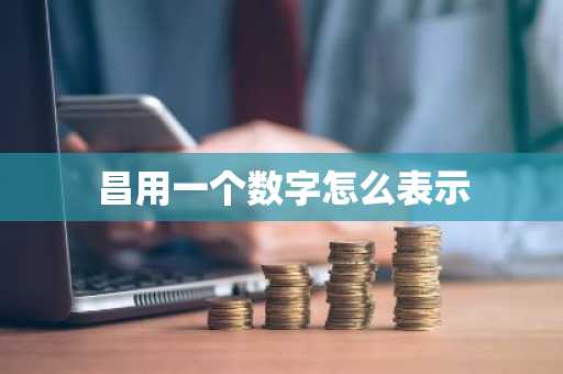 昌用一個數字怎么表示