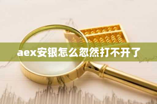 aex安銀怎么忽然打不開了