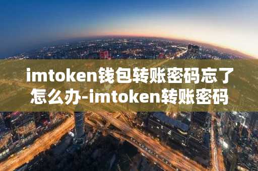 imtoken錢包轉(zhuǎn)賬密碼忘了怎么辦-imtoken轉(zhuǎn)賬密碼記不住了怎么辦