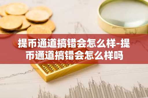 提幣通道搞錯會怎么樣-提幣通道搞錯會怎么樣嗎