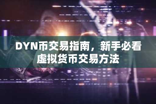 DYN幣交易指南，新手必看虛擬貨幣交易方法